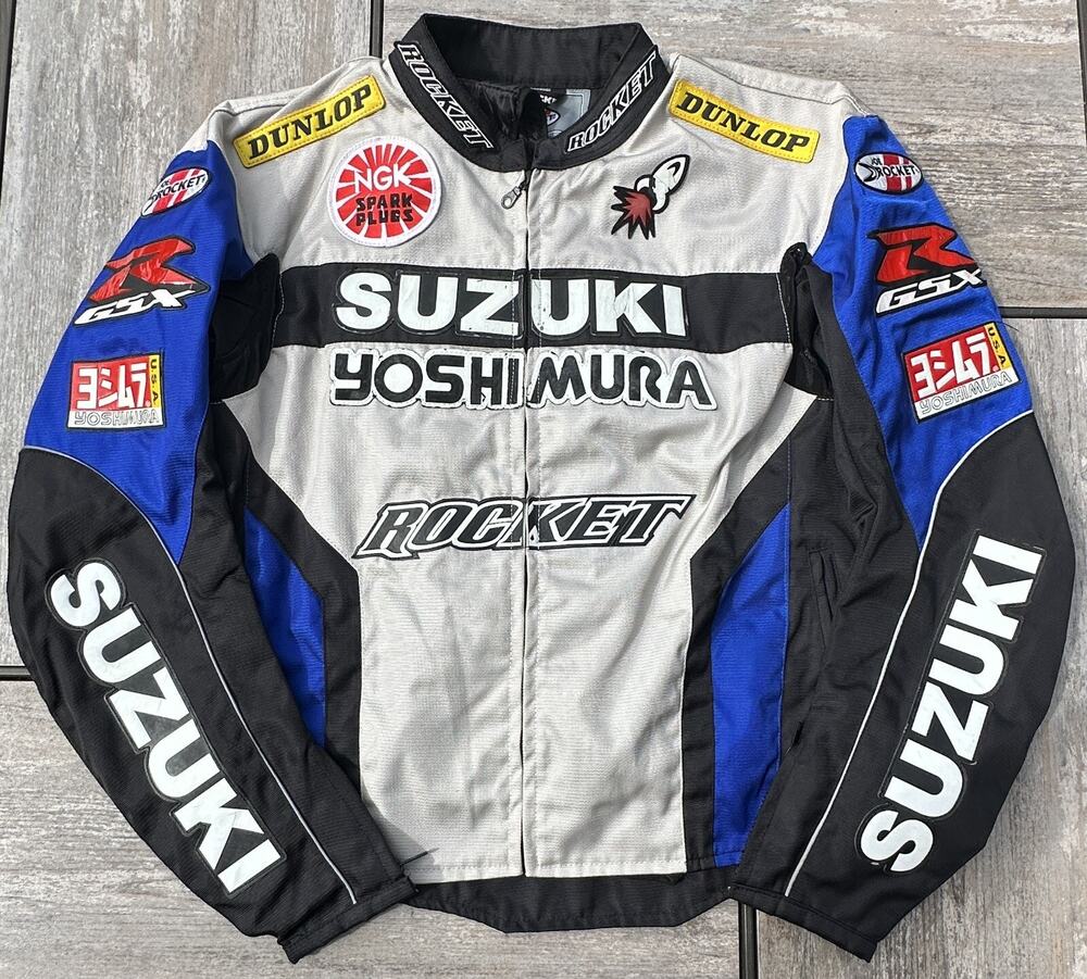 Joe Rocket Suzuki Yoshi Mura Motorcycle Jacket Nylon Zip Out Liner Womens XXL